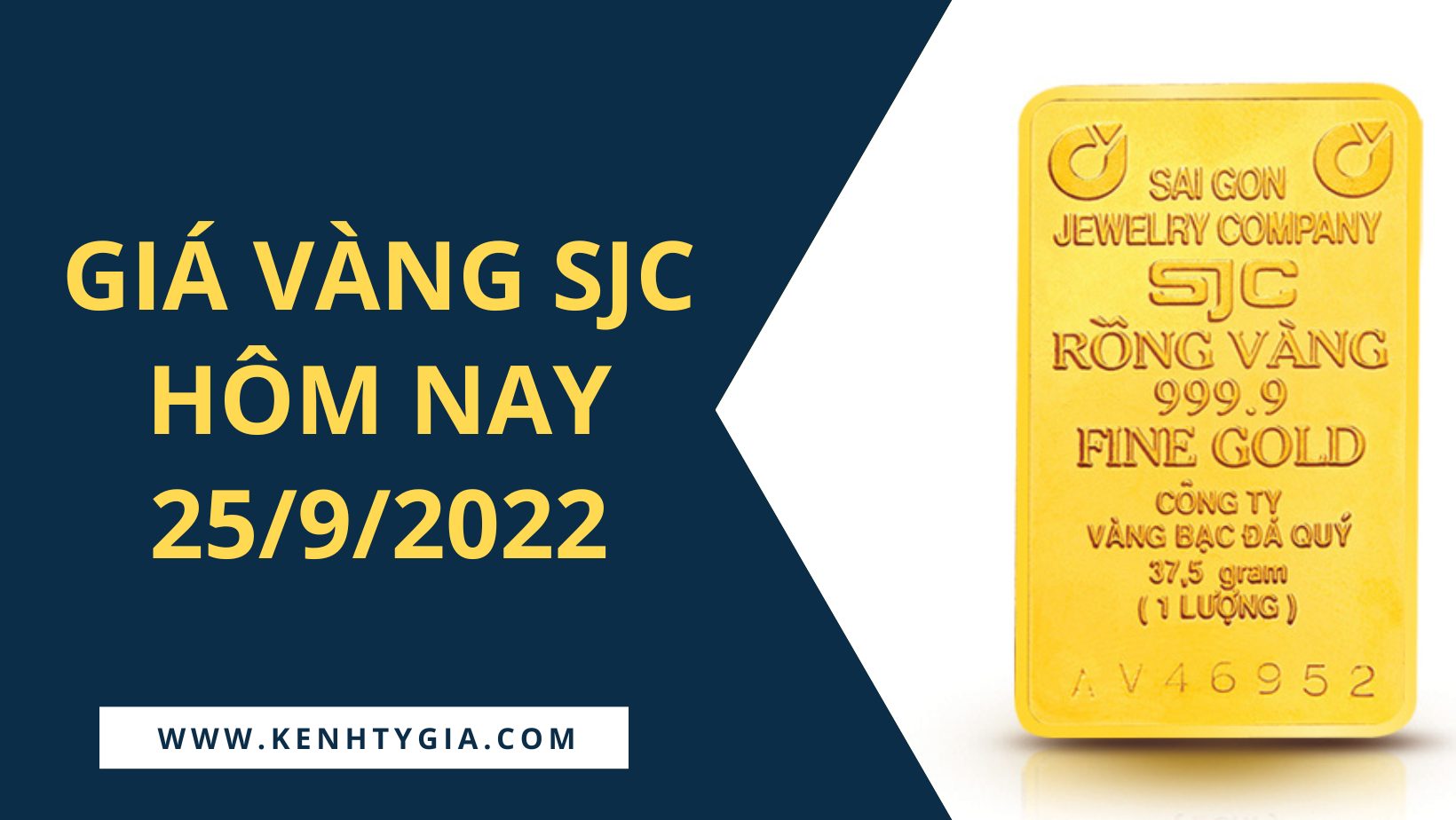 Giá vàng SJC hôm nay 25/9: Điều chỉnh giảm nhẹ - Kênh Tỷ Giá